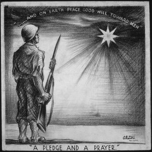 "A Pledge and a Prayer" (1943), by Charles Henry Alston. Image courtesy of the U.S. National Archives, via Wikimedia Commons.