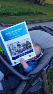 The youngest member of the Australian Historical Association. Photograph via author.